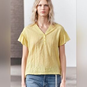 Cato Women's Lemon Blouse